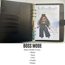 Load image into Gallery viewer, Boss Mode Leather Cover Refillable Planner