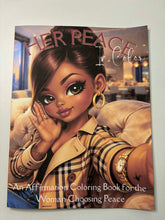 Load image into Gallery viewer, HER PEACE IN COLOR COLORING BOOK
