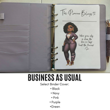 Load image into Gallery viewer, Business as Usual Leather Cover Refillable Planner
