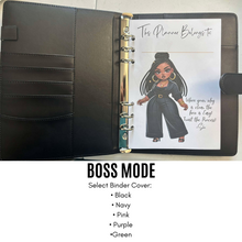 Load image into Gallery viewer, Boss Mode Leather Cover Refillable Planner
