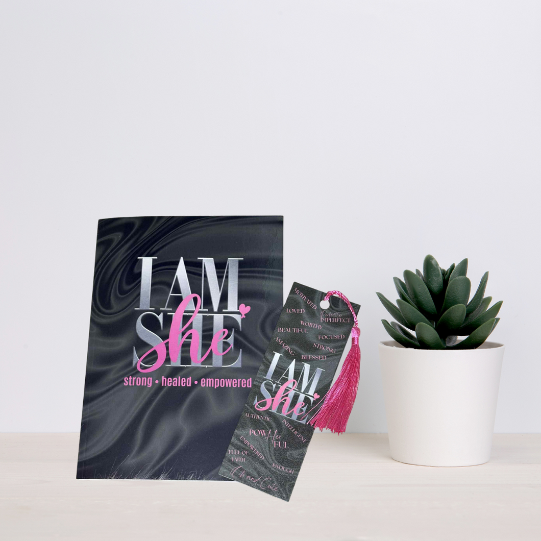 I AM SHE Journal/Notebook Bookmark and Pen