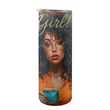 Load image into Gallery viewer, 20 oz Tall Skinny Tumblers w/Straw
