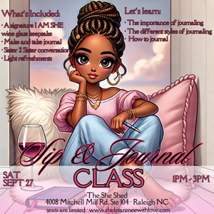 Sip & Journal: A Creative Self-Care Experience