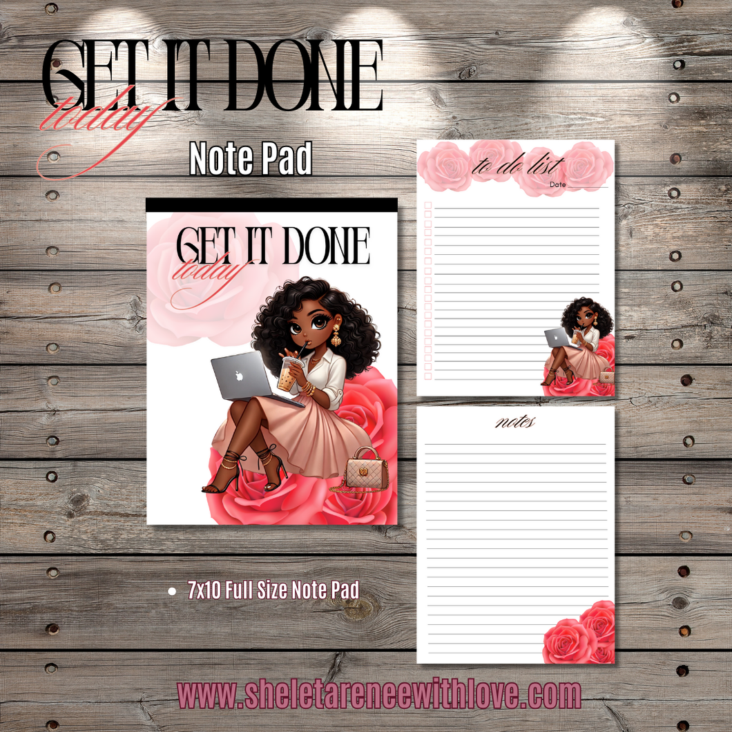 Get it Done Today Notepad