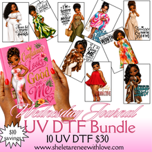 Load image into Gallery viewer, WEDNESDAY UV DTF JOURNAL BUNDLES

